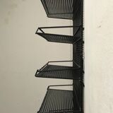 50s shop perforated metal wall shelf