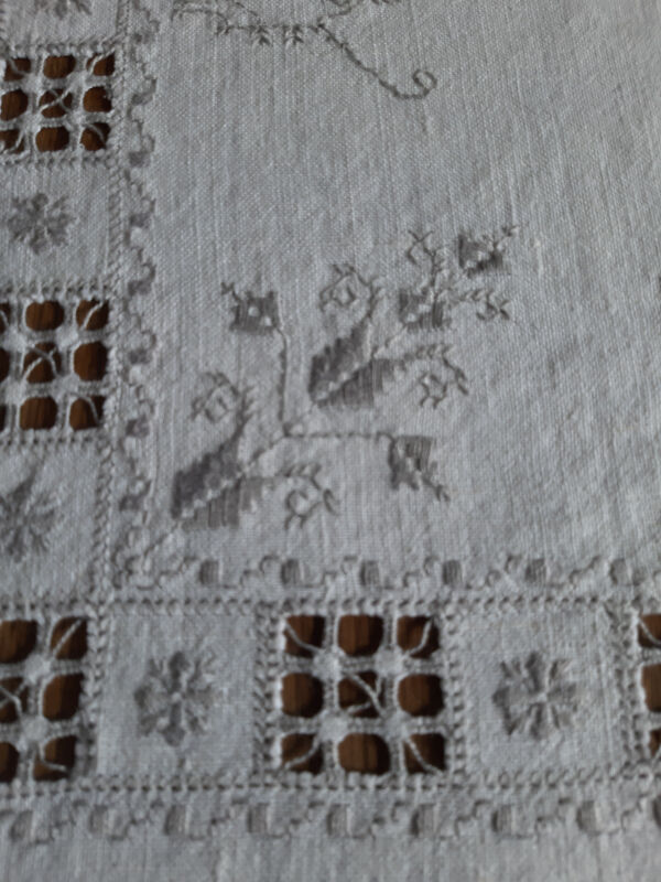 Old linen/cotton and fine embroidery