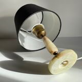 Lamp feet in vintage onyx stone