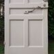 Old exterior entrance door solid H225xW86cm solid wood