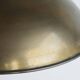 Bauhaus style table lamp in patinated brass from the 1930s.