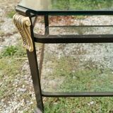 Wrought iron coffee table