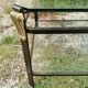 Wrought iron coffee table