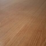 Scandinavian light wood round table