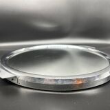 chrome Art Deco mirror tray