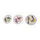3 decorative porcelain plates
