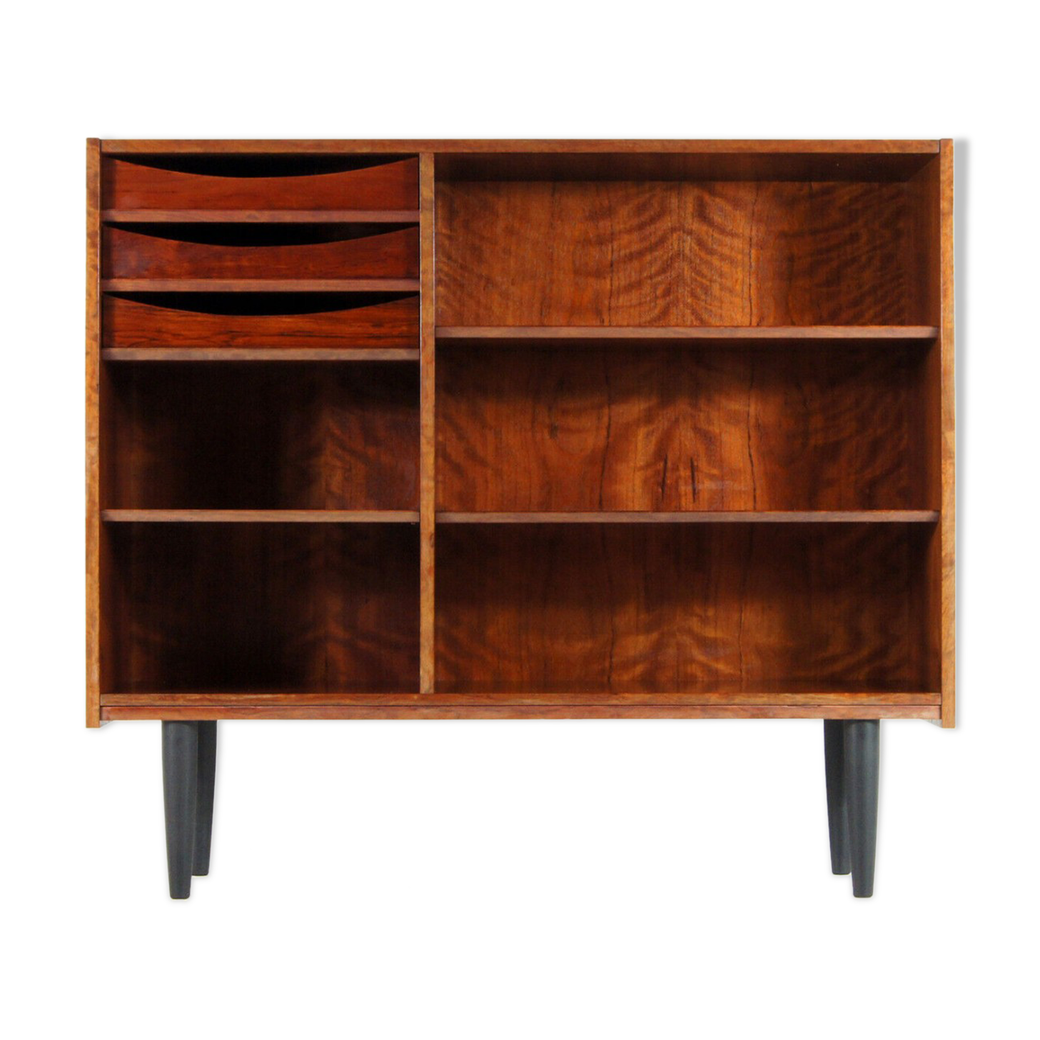 Bibliothèque en palissandre livre unité murale armoire