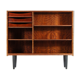 Library in rosewood book unit wall cabinet