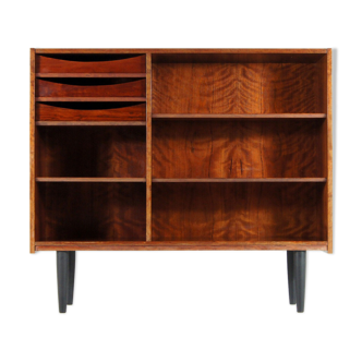 Library in rosewood book unit wall cabinet