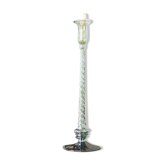 Handcrafted candle holder recycled glass, giverny
