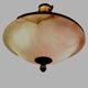 Lampe à suspension en albâtre bronze Mariner Royal Heritage 18694
