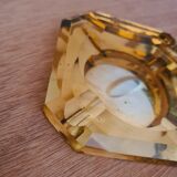 Cendrier verre orange
