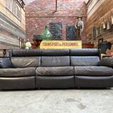 80s leather living room set
