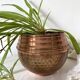 Villedieu hammered copper pot cover