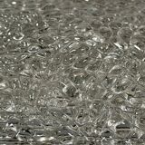 1960s 1970s Ice Glass Flush Mount from by Kaiser Leuchten Germany