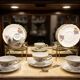 Ensemble de 6 tasses à collectionner en porcelaine japonaise vintage – Années 50