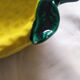 Vintage lemon butter dish in barbotine - Creation A. Ferlay Vallauris (A