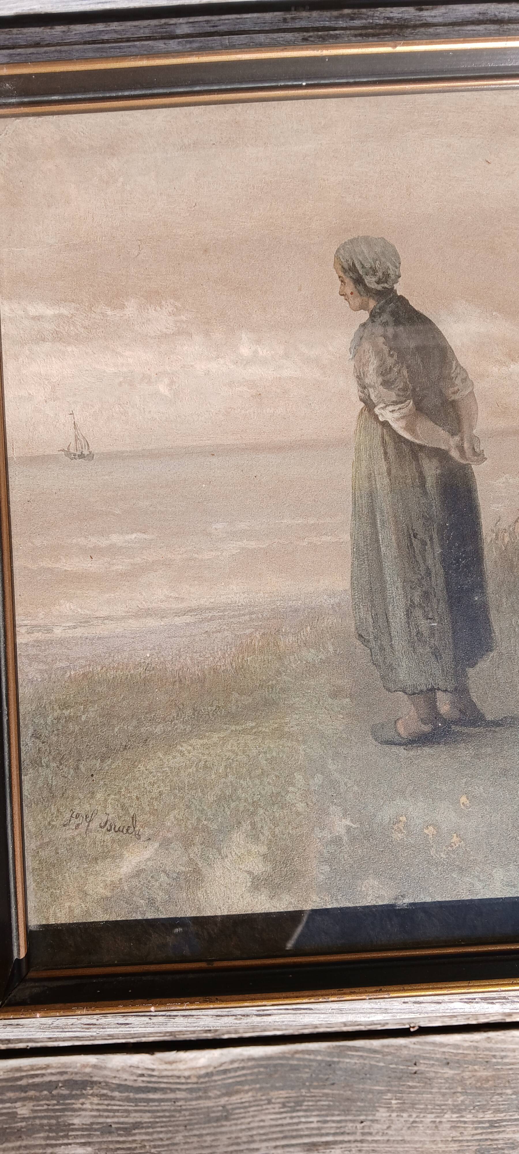 copy of the painting by Jozef Israël