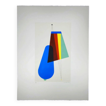 Lithographie en édition limitée de Man Ray, années 1970. Signée par l'auteur et numérotée au crayon.