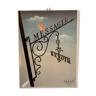 Publicité Messager de Renoir Parfumeur plaque en fer plastifiée, hiver 1950/51