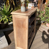 Bibus shelving practical console!! Raw walnut/ adjustable shelves