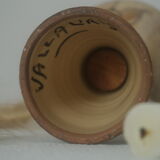 Ceramic candle holder Vallauris decoration Sunflower