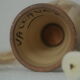 Ceramic candle holder Vallauris decoration Sunflower