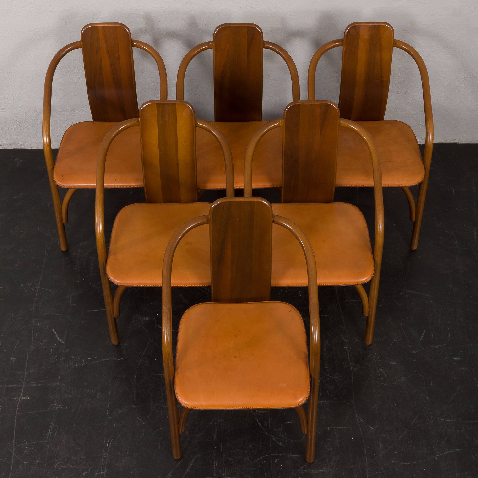 Suite de 6 chaises italiennes de Mario Marenco & Antonella Scarpitta