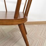 Pair of Éventail armchairs signed Baumann 89