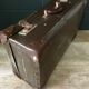 Vintage brown suitcase handle in Bakelite