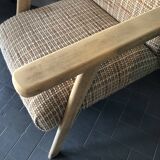 Vintage armchair feet raw compass