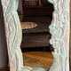 Carved wooden mirror