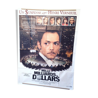 Affiche originale Mille milliards de dollars 120x160cm