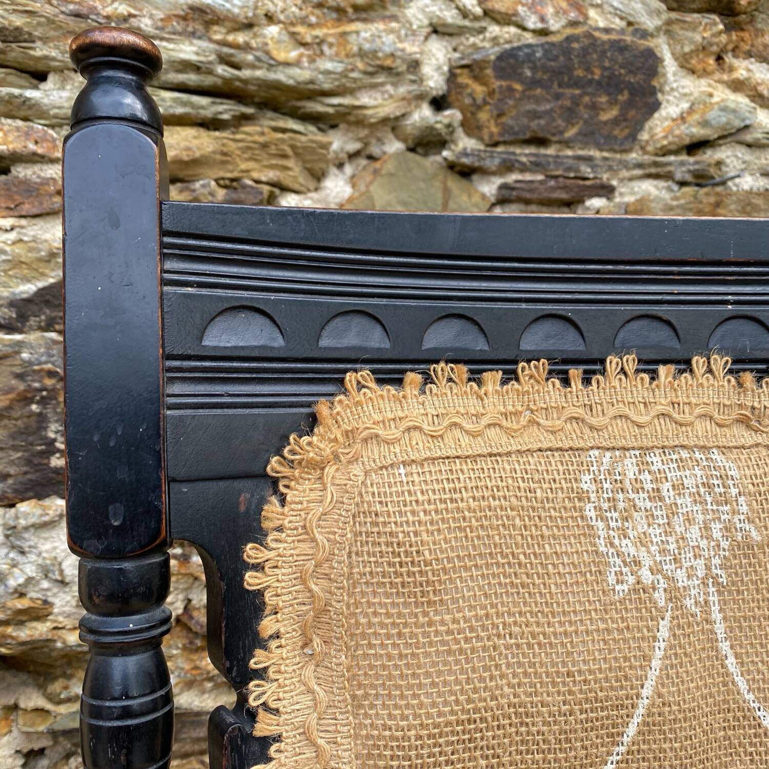 Victorian style nurse's chair, late 19th century fireside chair