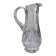 Large cut crystal water pitcher, European crystal makers 20th century