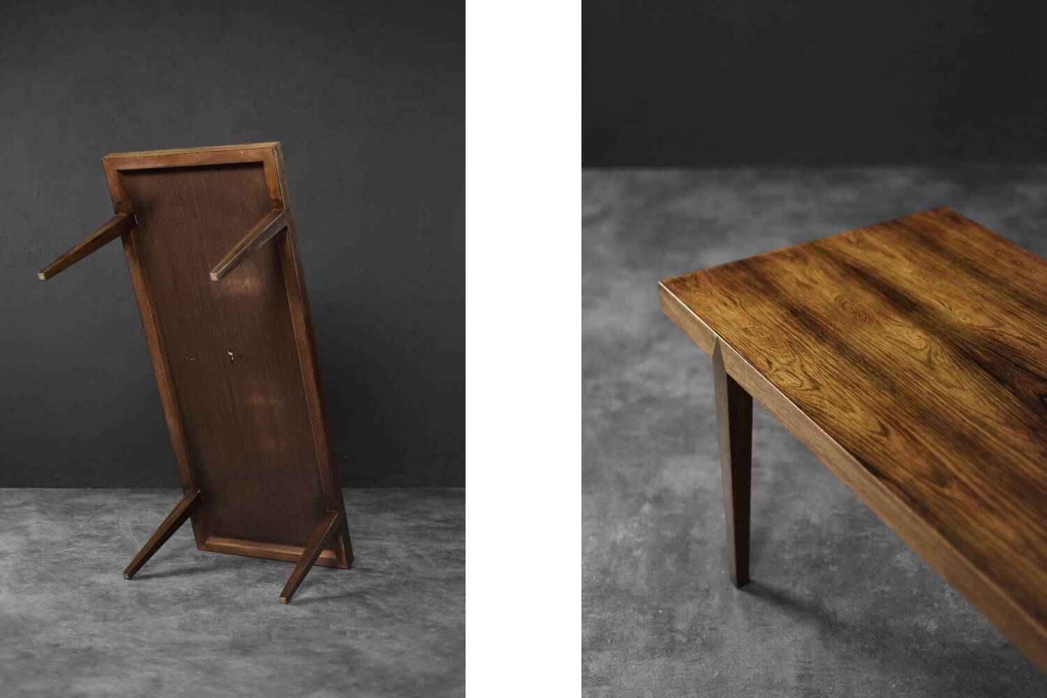 Vintage Mid-Century Danish Rosewood Coffee Table by Severin Hansen