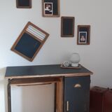 Old metal and wood desk