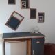 Old metal and wood desk