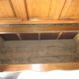 Chest bench in solid chene