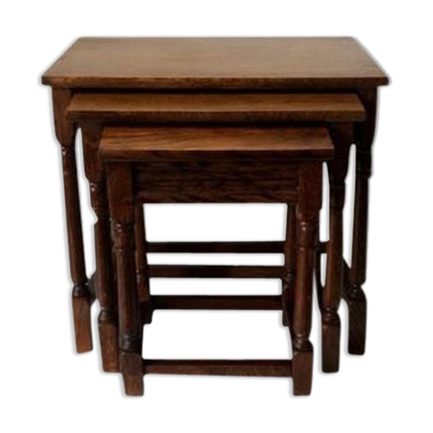 Rustic nesting tables