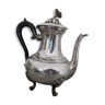 Silver metal teapot. Th Henry. Ebony handle