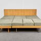 Vintage Corner Sofa Bed with Ottoman, 1960s, Czechoslovakia