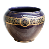 Pot cover in faience Boch Frêres Keramis