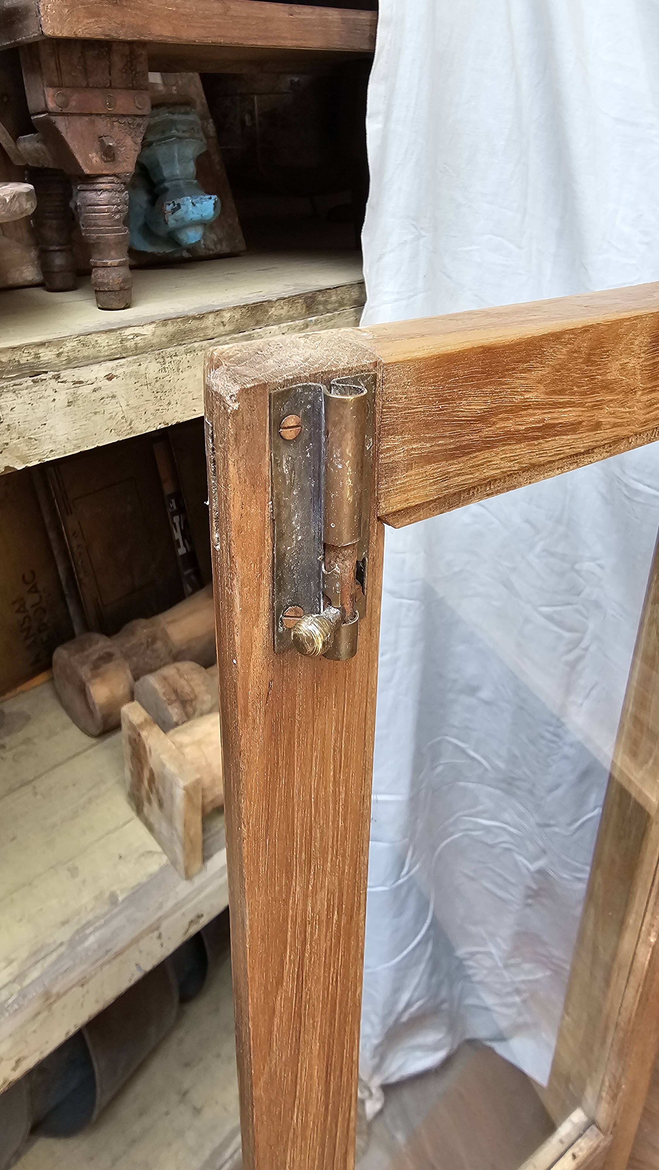 Natural Burmese teak sideboard