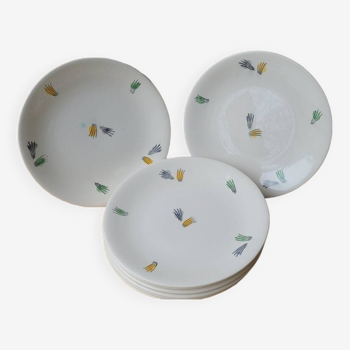 Assiettes plates Gien