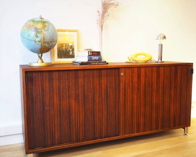 Vintage wooden sideboard 1960 1970