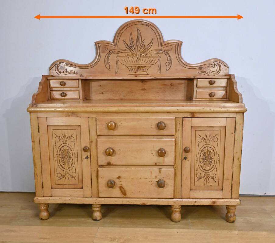 Pine Sideboard, Wales - 1920s