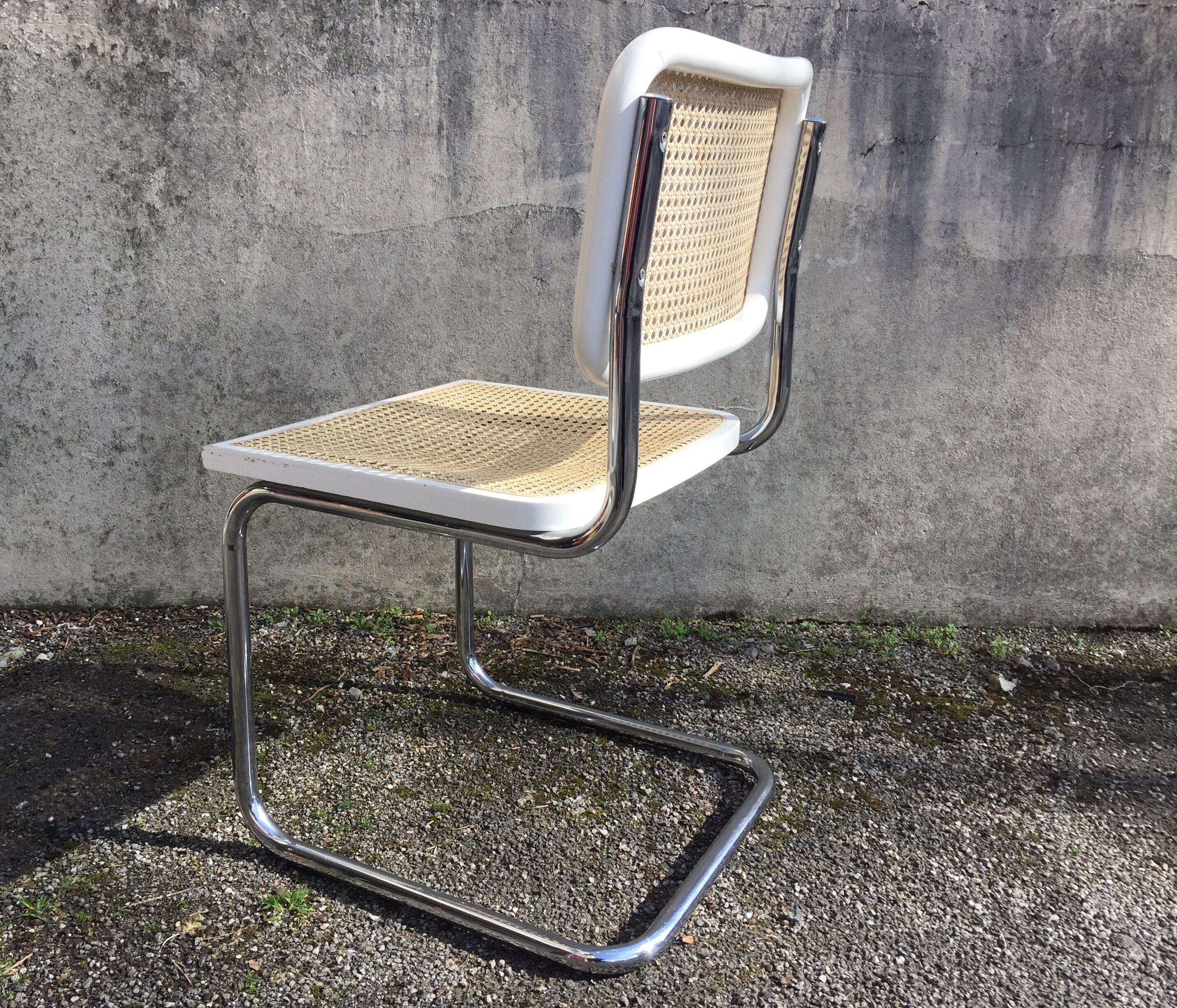Chaise Marcel Breuer blanche