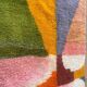 Traditional handmade pure wool rug, size 150 x 250 cm