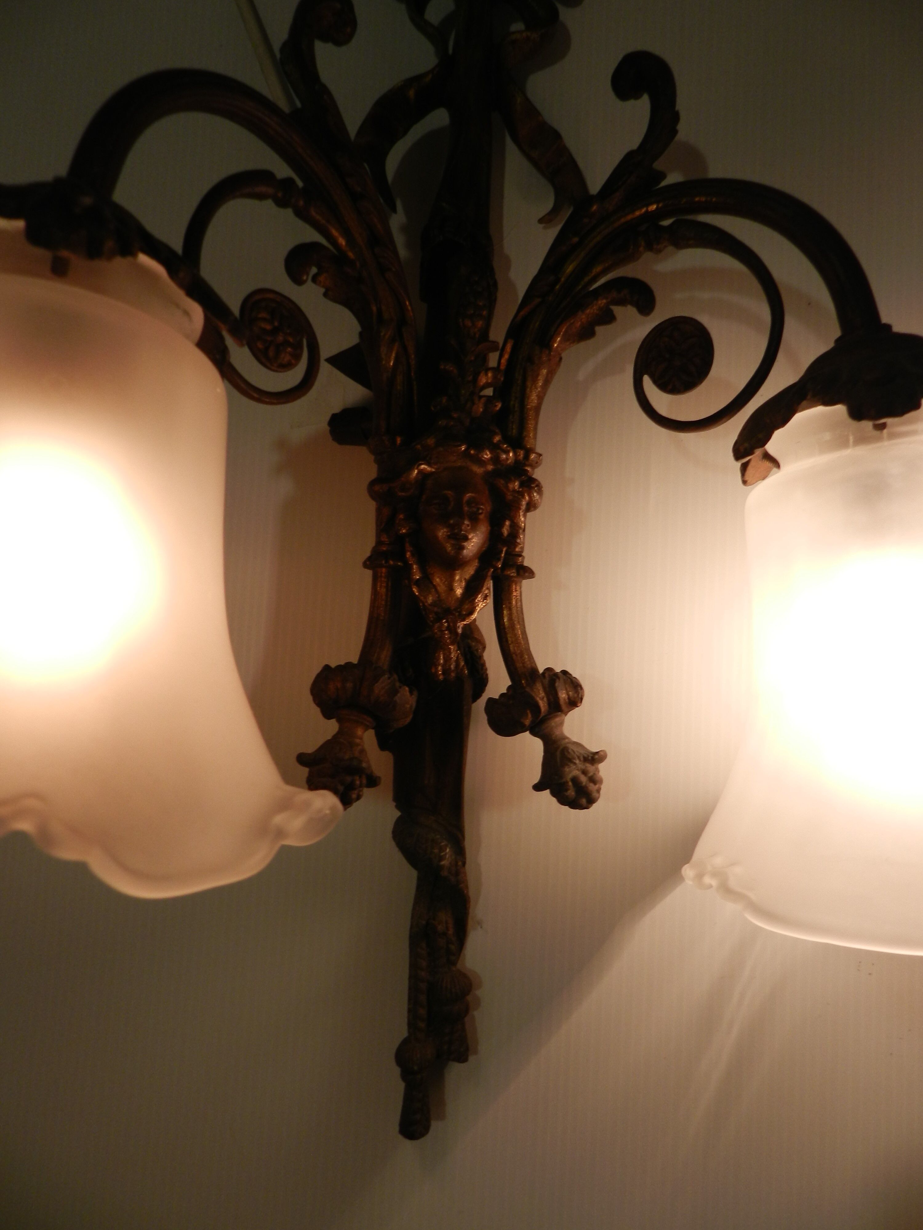 Sconce bronze knot Louis XV